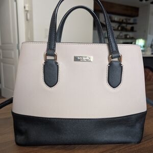 Kate Spade Black and Cream Women's Handbag